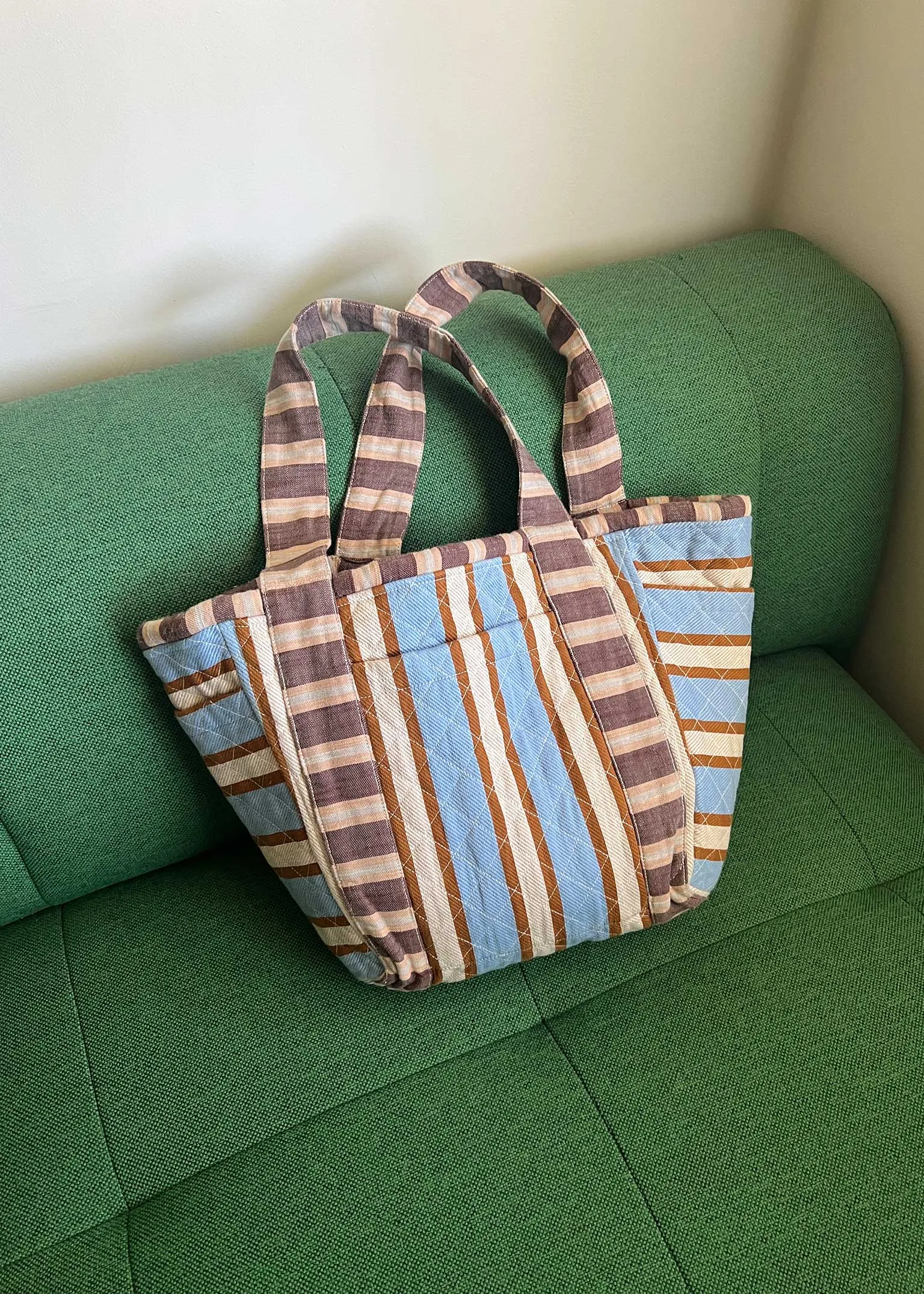 jumbo quilted tote | home | hydra sold by Ace & Jig