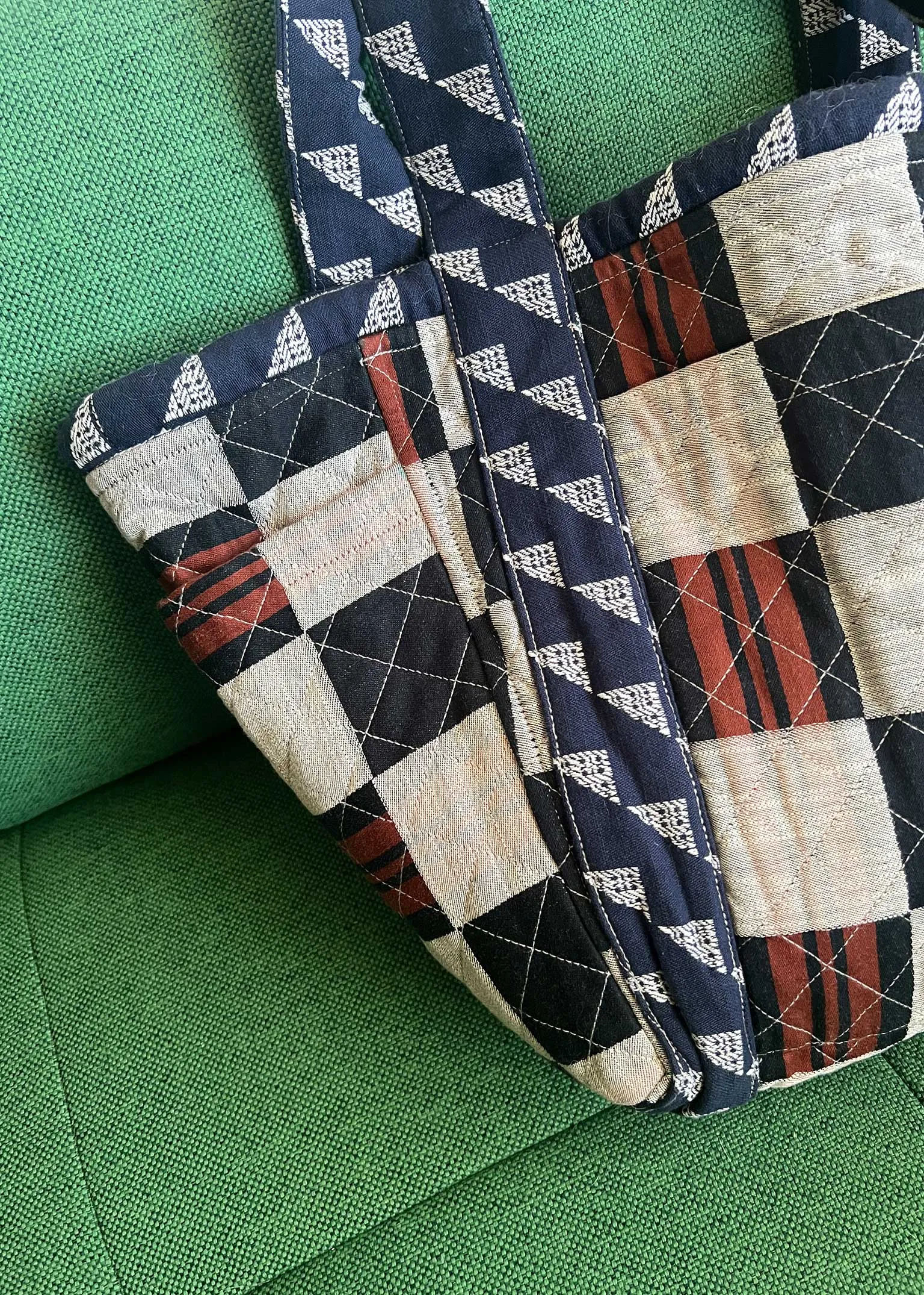 jumbo quilted tote | home | switch sold by Ace & Jig product image thumbnail 2