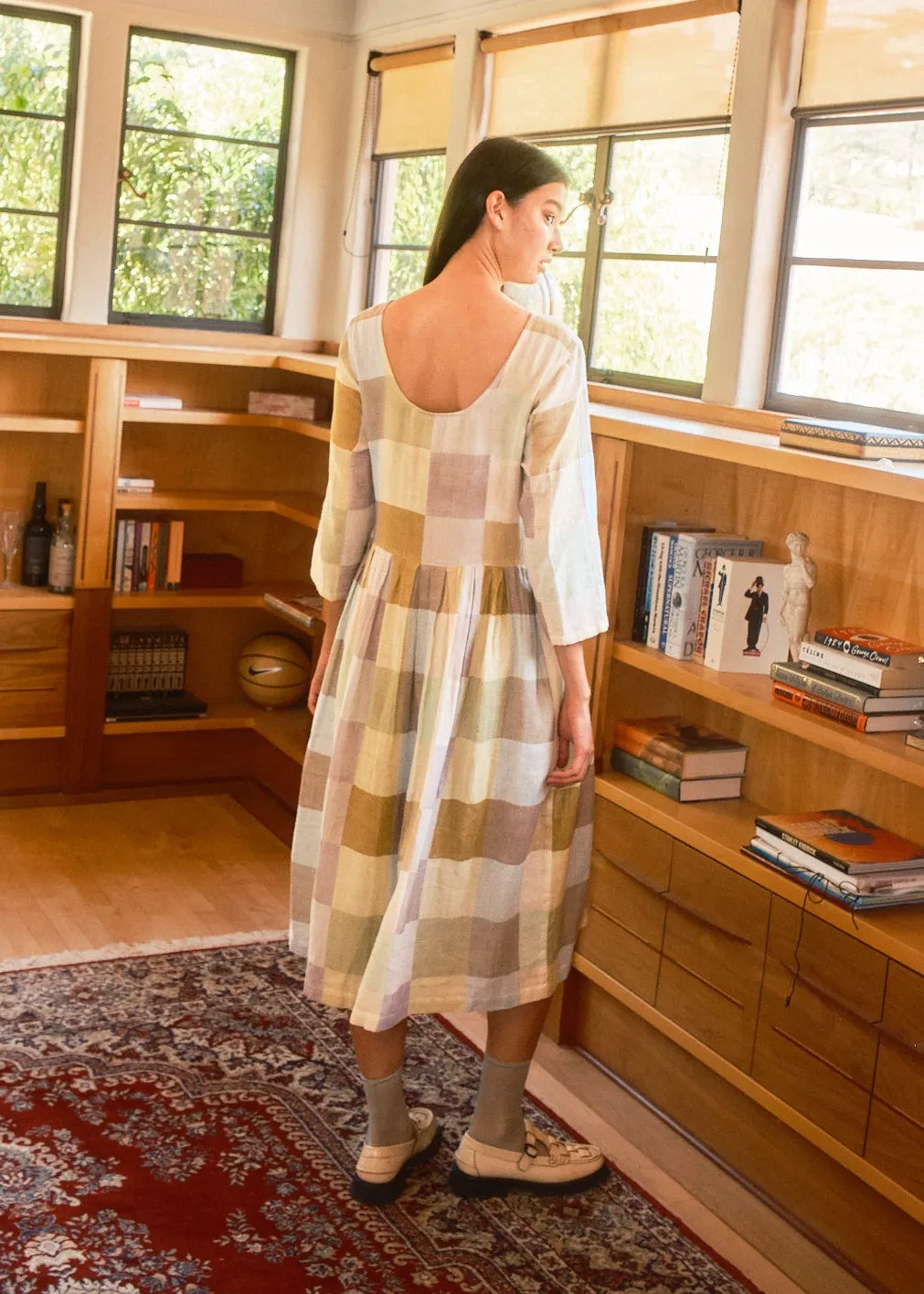 sage dress | fall 26 | journal sold by Ace & Jig product image thumbnail 3