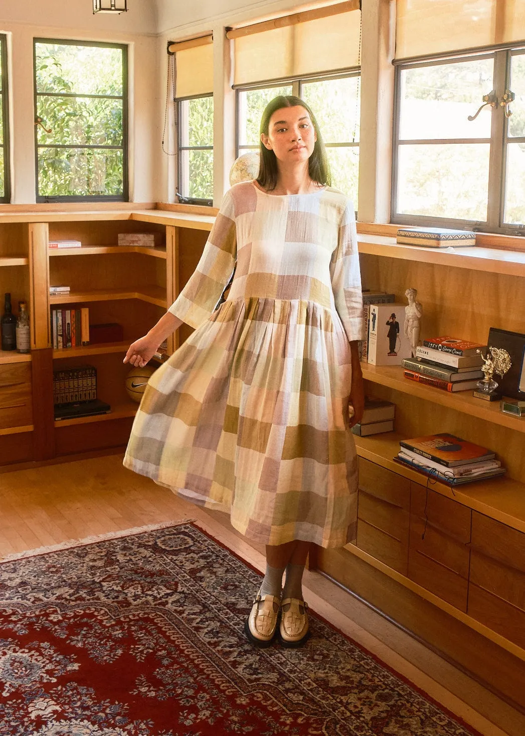 sage dress | fall 26 | journal sold by Ace & Jig product image thumbnail 2