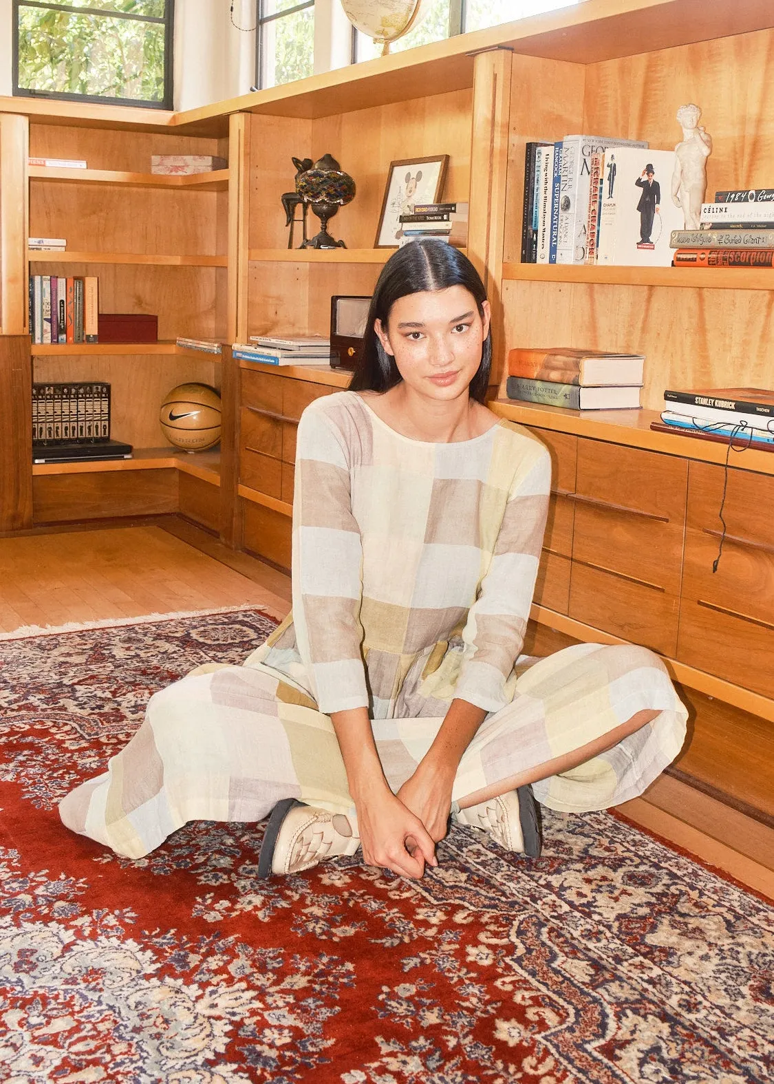 sage dress | fall 26 | journal sold by Ace & Jig product image thumbnail 4