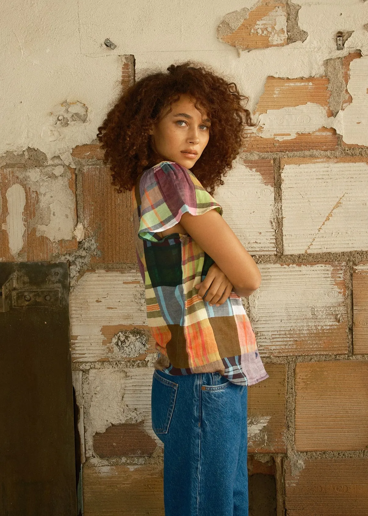 sample sale | kenna top paintbox | XXS & XS sold by Ace & Jig product image thumbnail 3