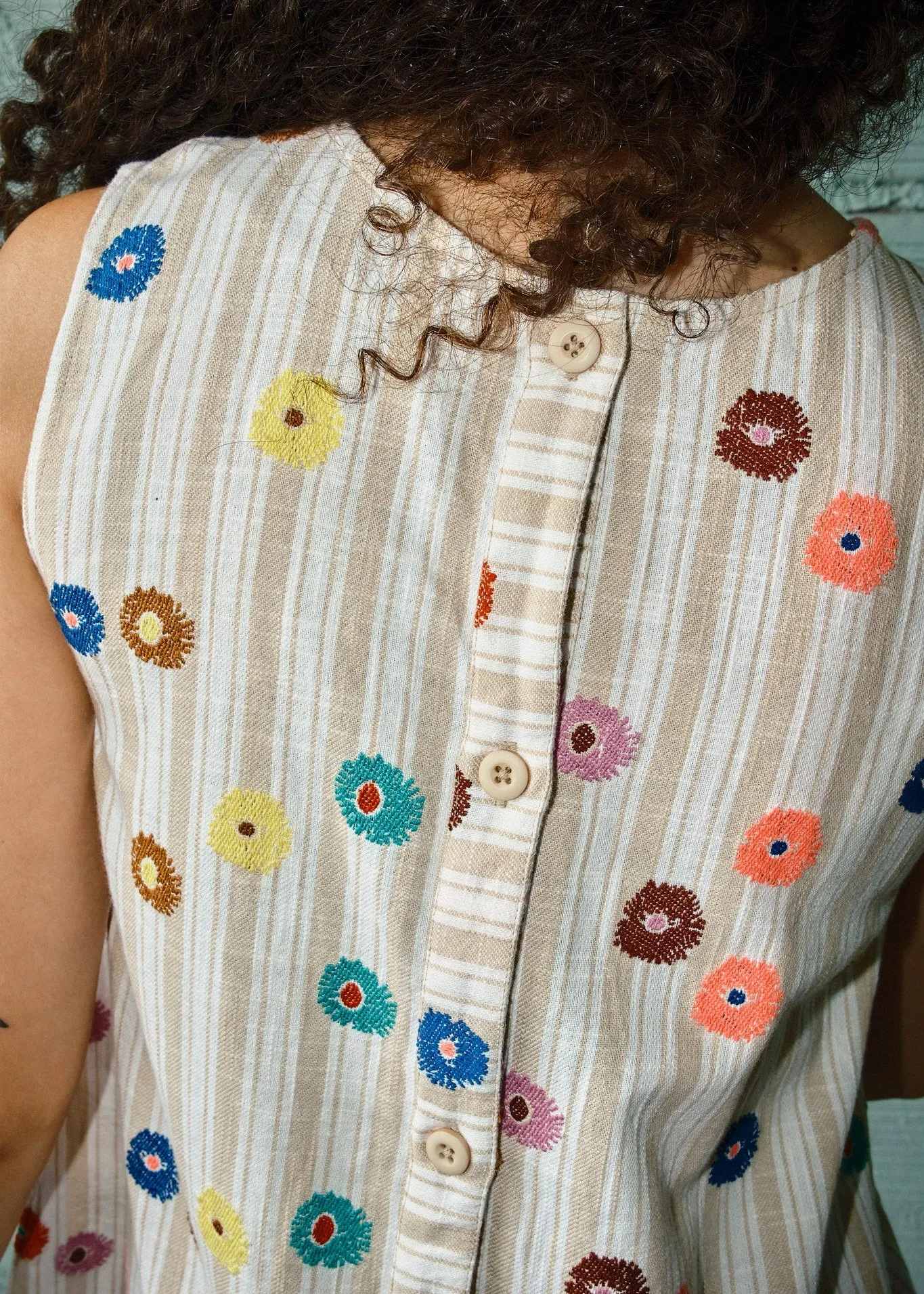 sample sale | kaia dress fresco | XXS & S sold by Ace & Jig product image thumbnail 4