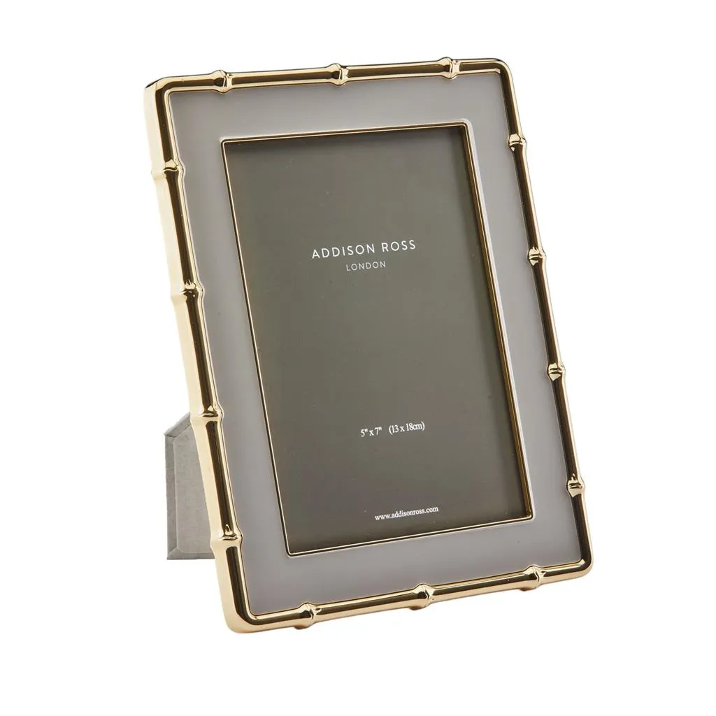 Chiffon & Gold Bamboo Enamel Photo Frame sold by Addison Ross