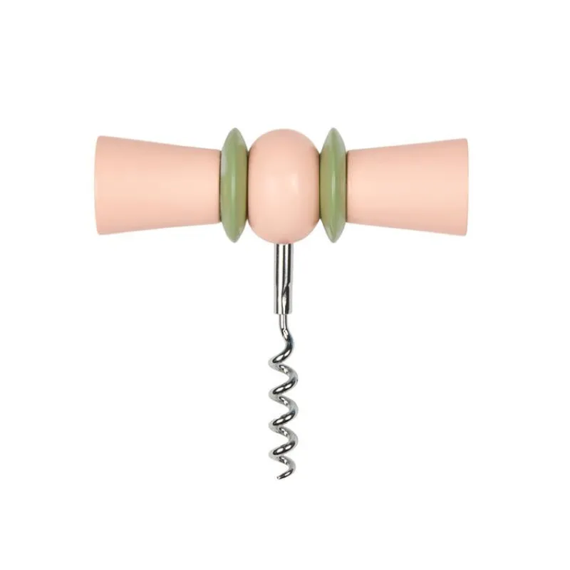 Bow Tie Corkscrew Pink & Green sold by Addison Ross