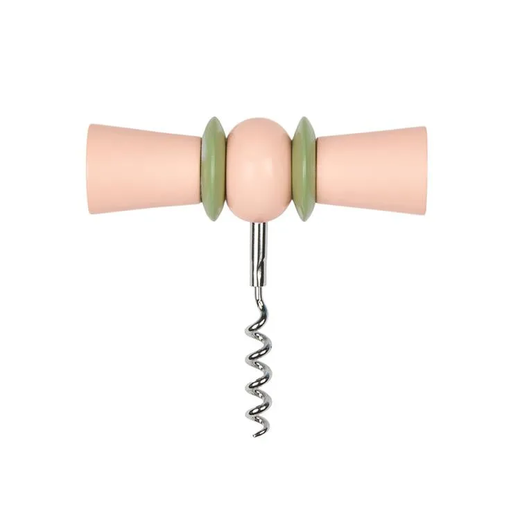 Bow Tie Corkscrew Pink & Green sold by Addison Ross