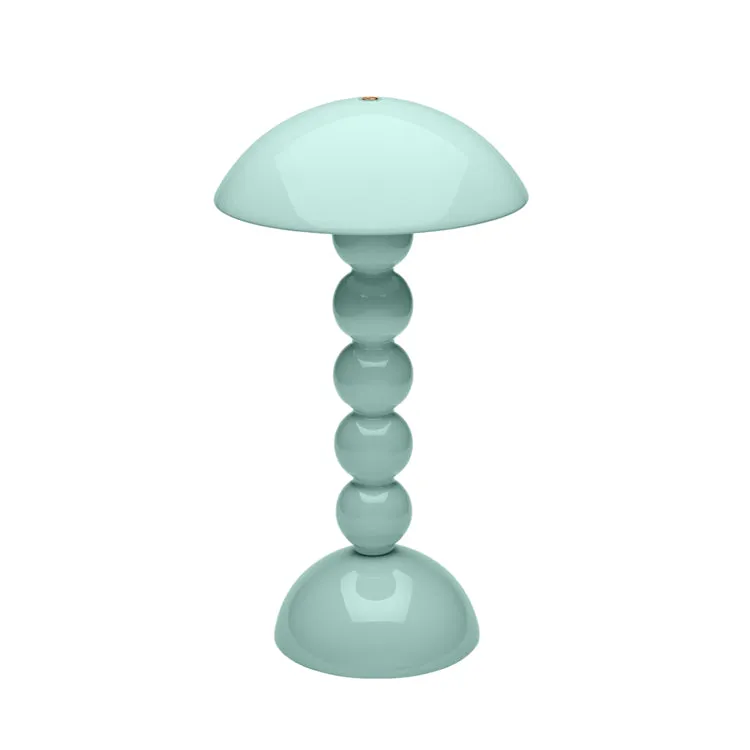 Eau De Nil Lacquer Rechargeable Bobbin LED Lamp sold by Addison Ross