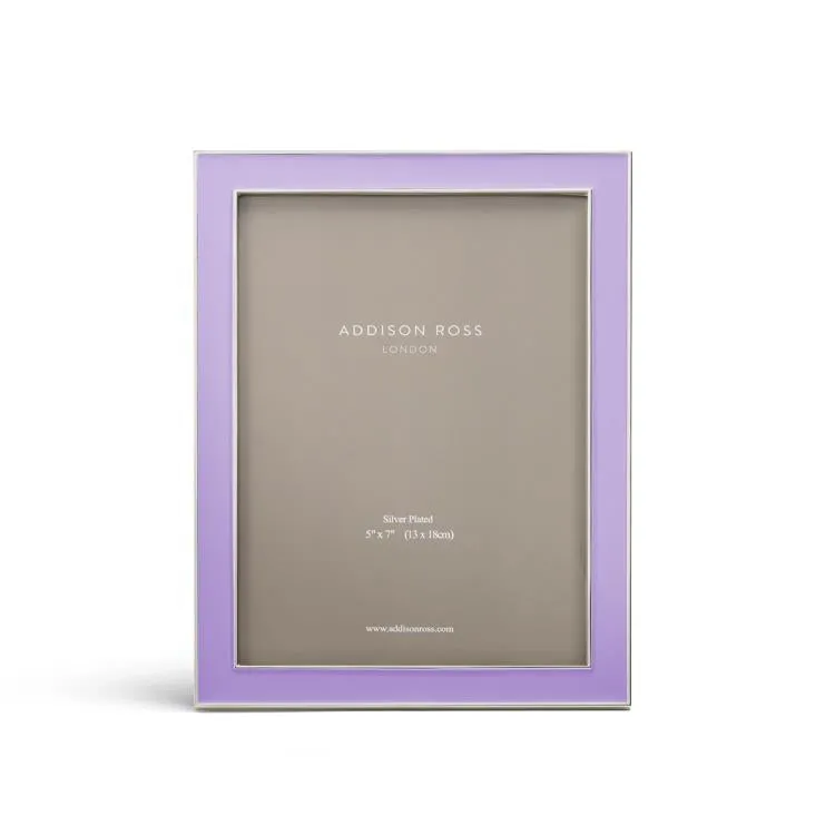 Lilac Enamel & Silver Frame sold by Addison Ross product image thumbnail 3