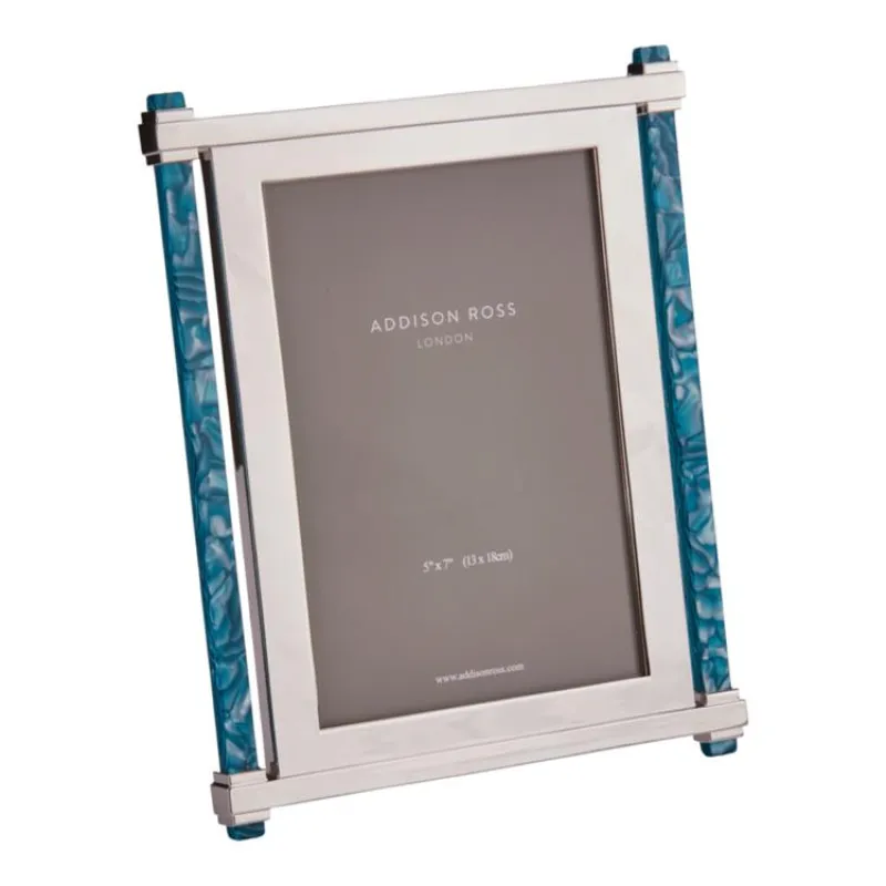 Emerald & Silver Acrylic Photo Frame made by Addison Ross