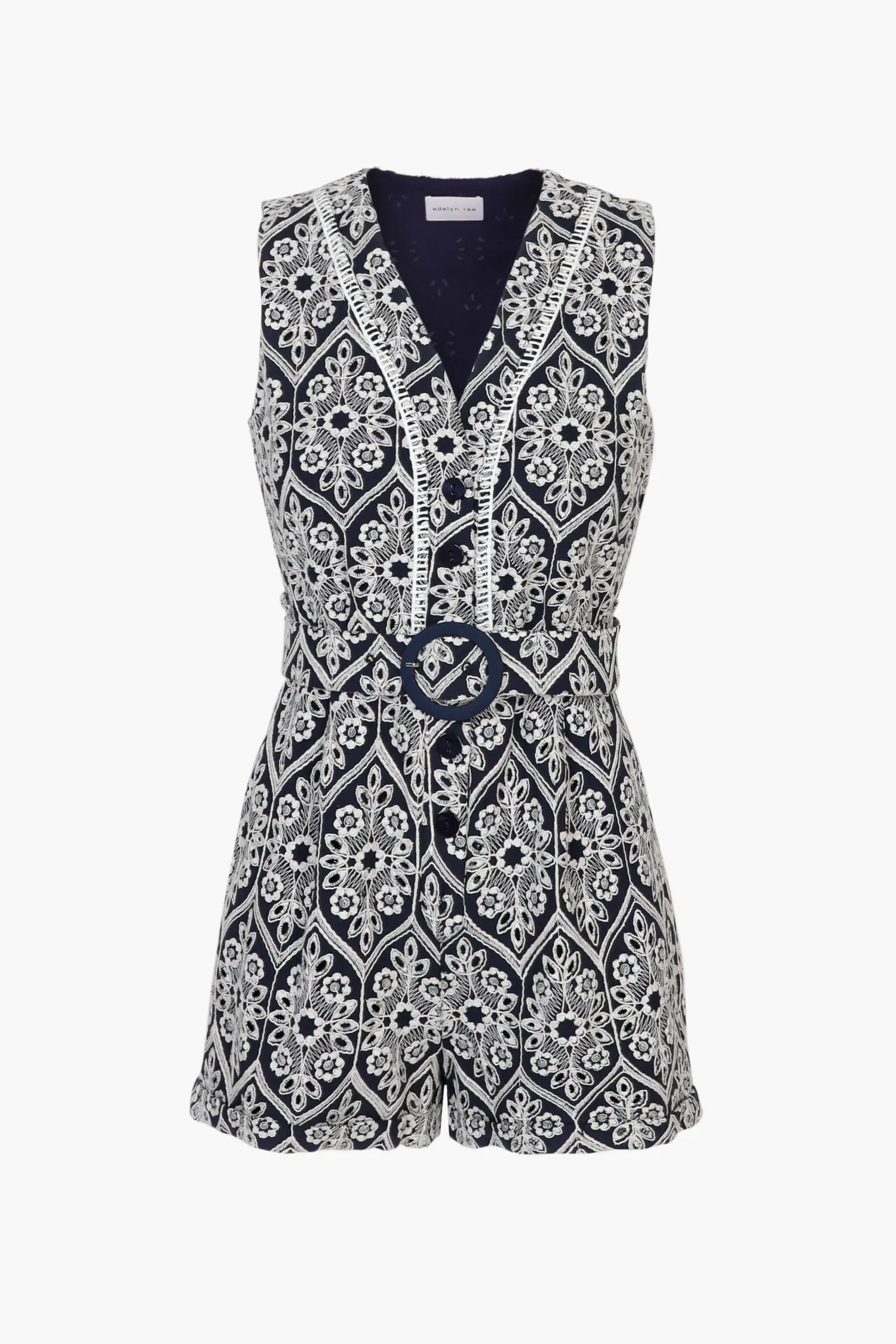 Katrina Embroidered Romper - FINAL SALE sold by Adelyn Rae product image thumbnail 5