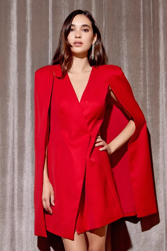 Raquel Tux Cape Dress sold by Adelyn Rae