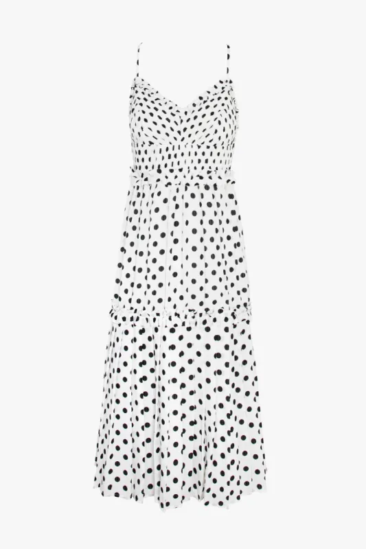 Lola Polkadot Midi Dress sold by Adelyn Rae