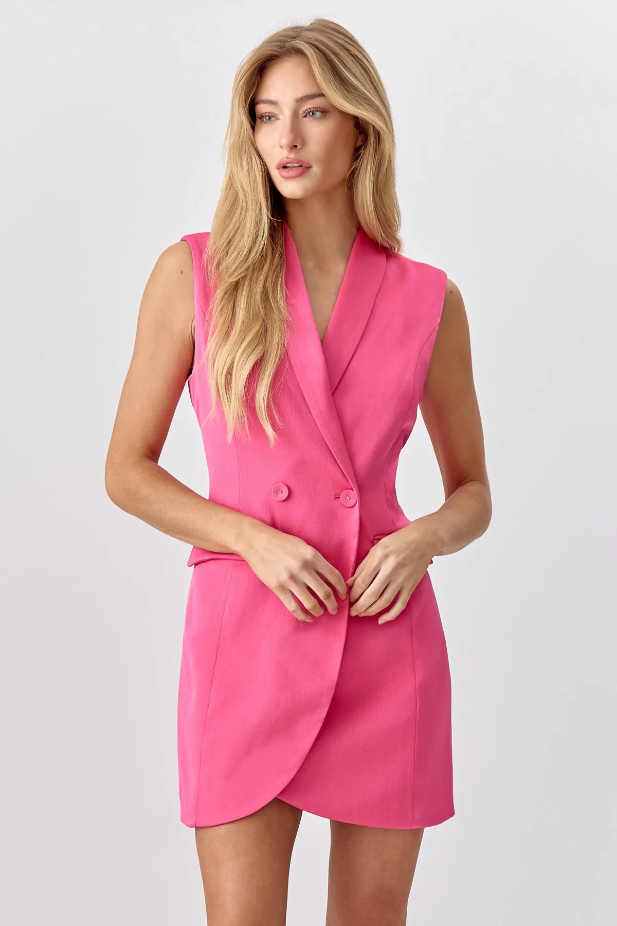 Sandra Sleeveless Blazer Dress sold by Adelyn Rae product image thumbnail 5