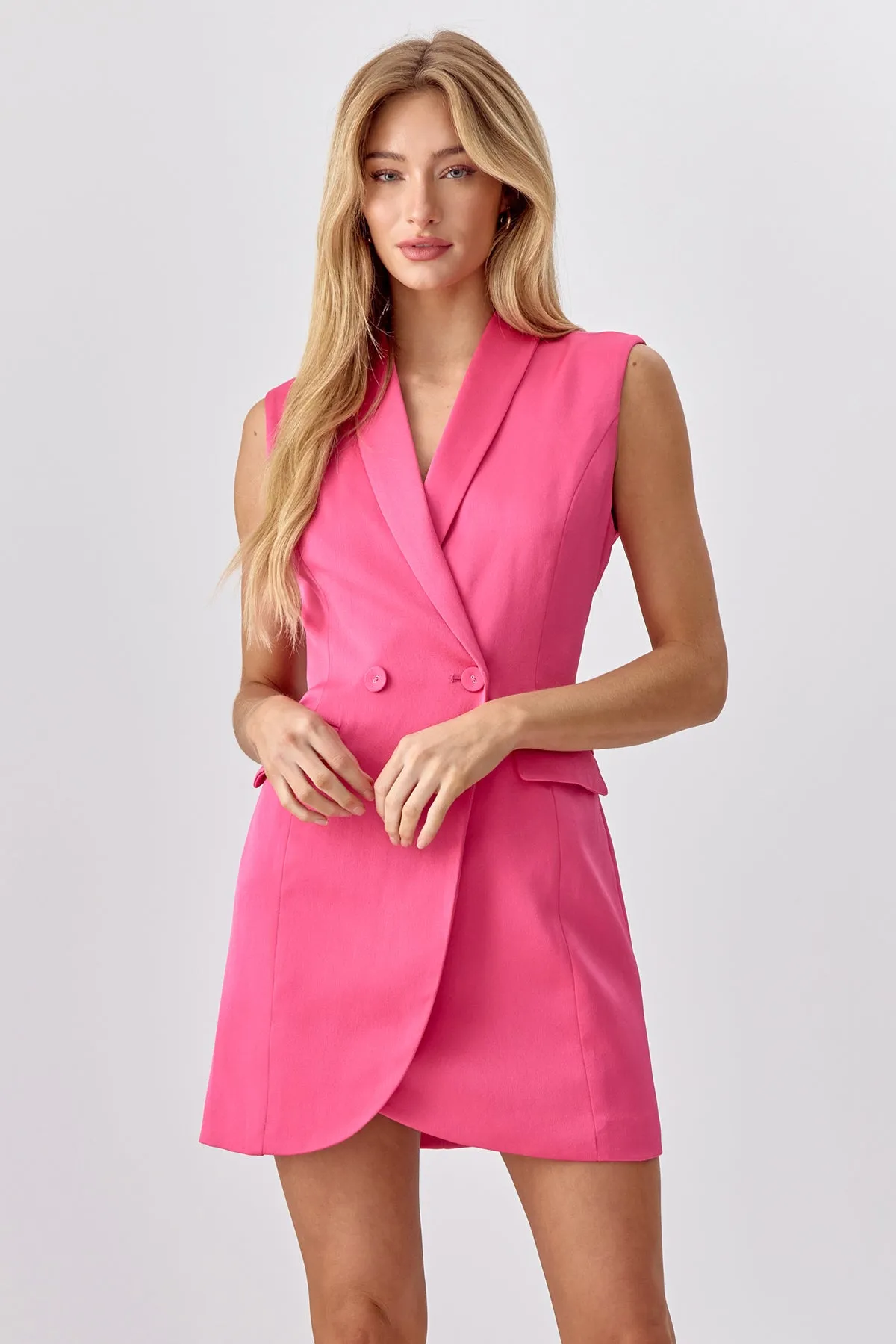 Sandra Sleeveless Blazer Dress sold by Adelyn Rae product image thumbnail 4