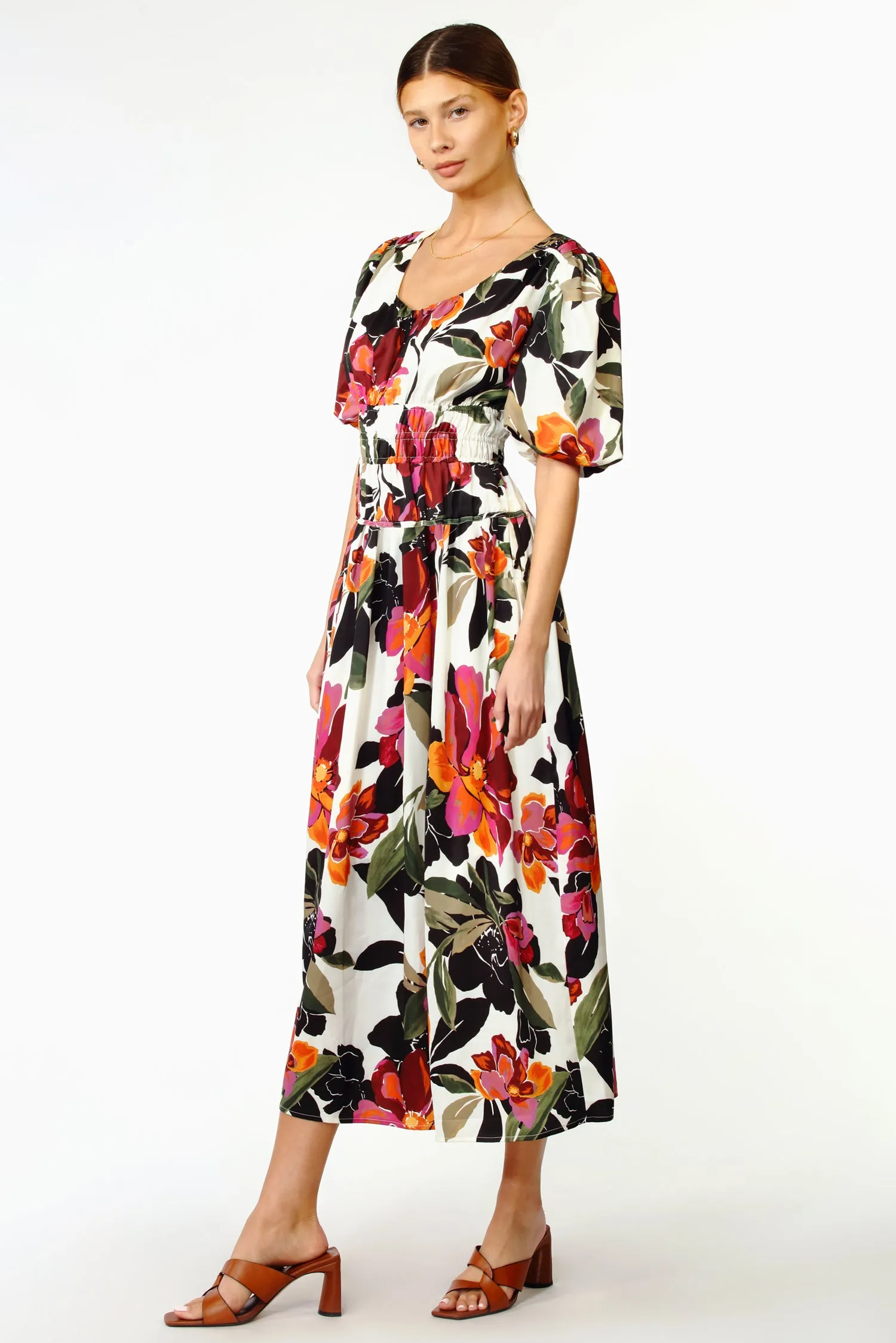 Lucia Smocked Midi Dress - FINAL SALE sold by Adelyn Rae product image thumbnail 2