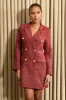 Stella Tweed Double Breasted Blazer Dress sold by Adelyn Rae