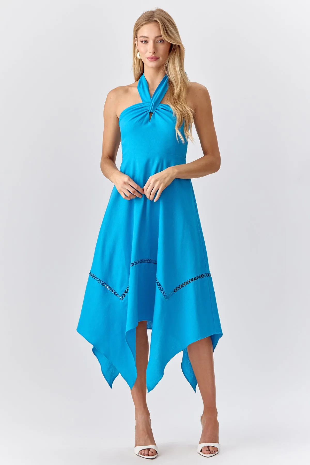 Maggie Hanky Halter Dress sold by Adelyn Rae