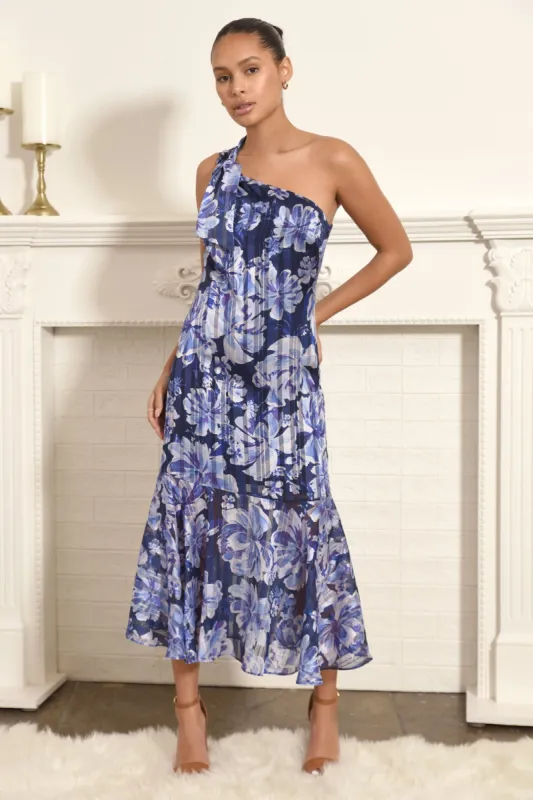 Londra One Shoulder Maxi Dress sold by Adelyn Rae