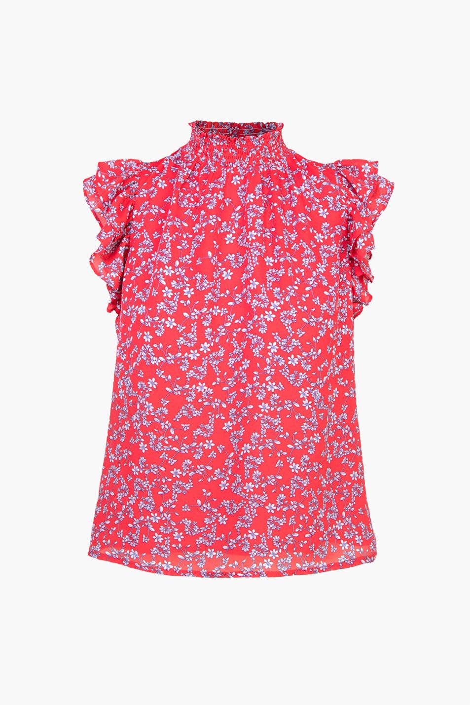 Gracie Smocked Neck Ditsy Floral Blouse - FINAL SALE sold by Adelyn Rae product image thumbnail 3