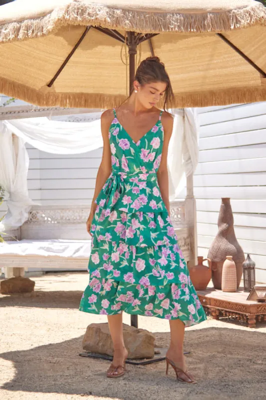 Inez Tiered Maxi Dress sold by Adelyn Rae