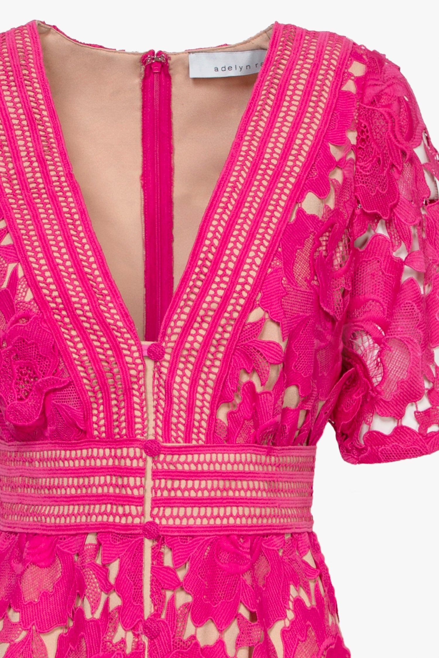 Adrian Crochet Lace Midi Dress sold by Adelyn Rae product image thumbnail 3