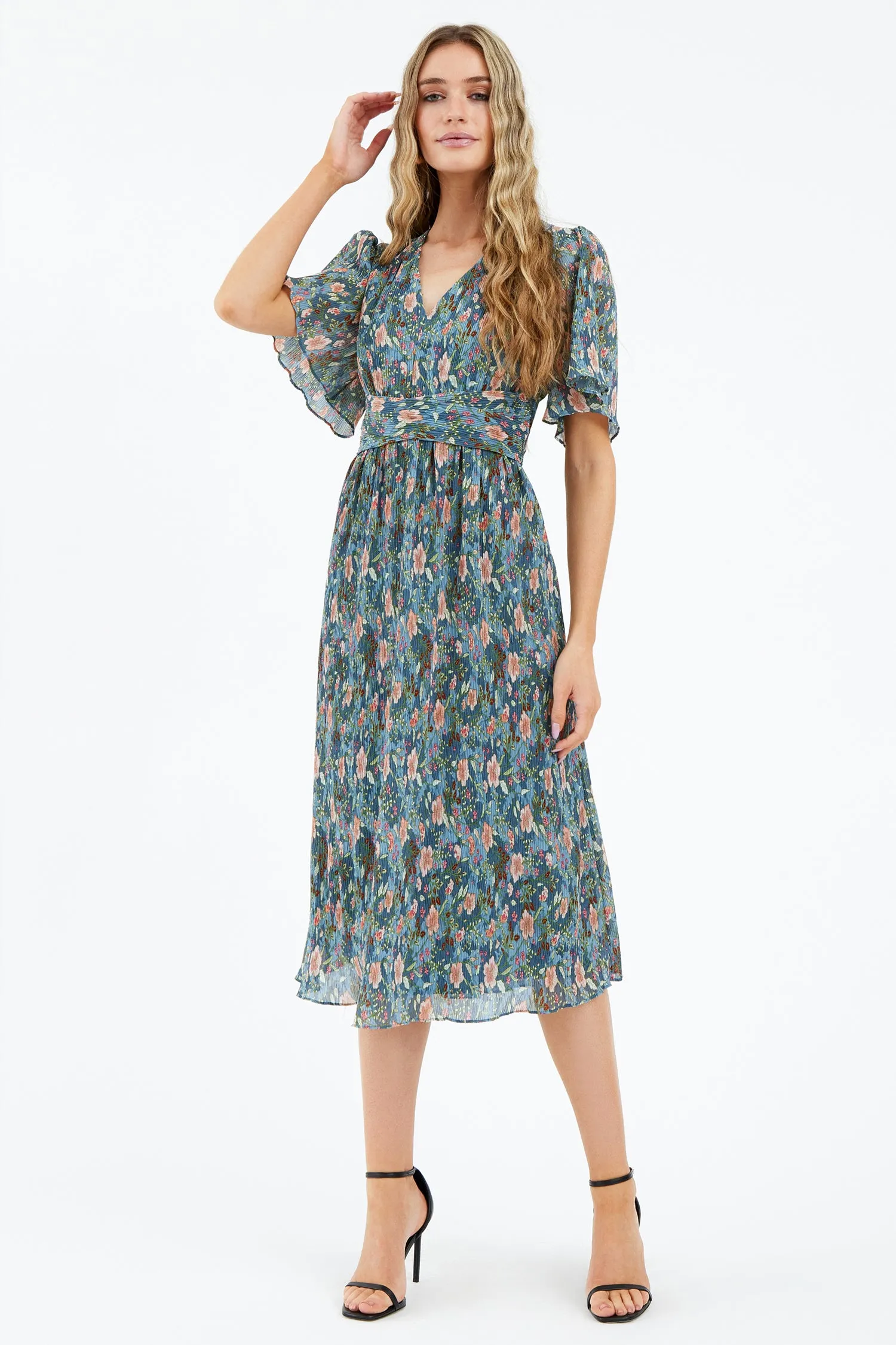 Analise Pleated Midi Dress - FINAL SALE sold by Adelyn Rae product image thumbnail 4
