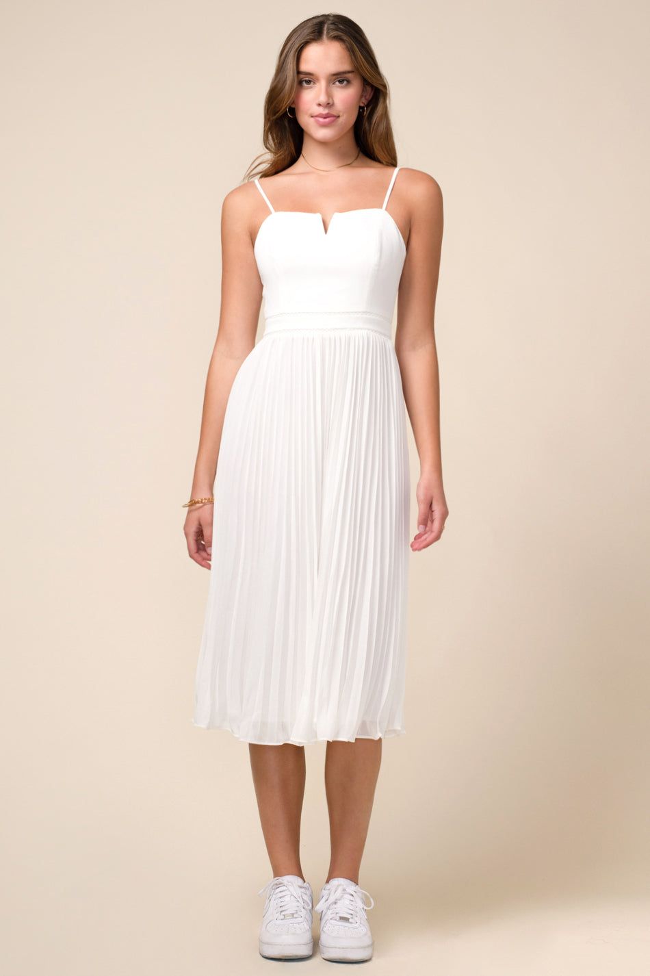 Charli Pleated Midi sold by Adelyn Rae product image thumbnail 4