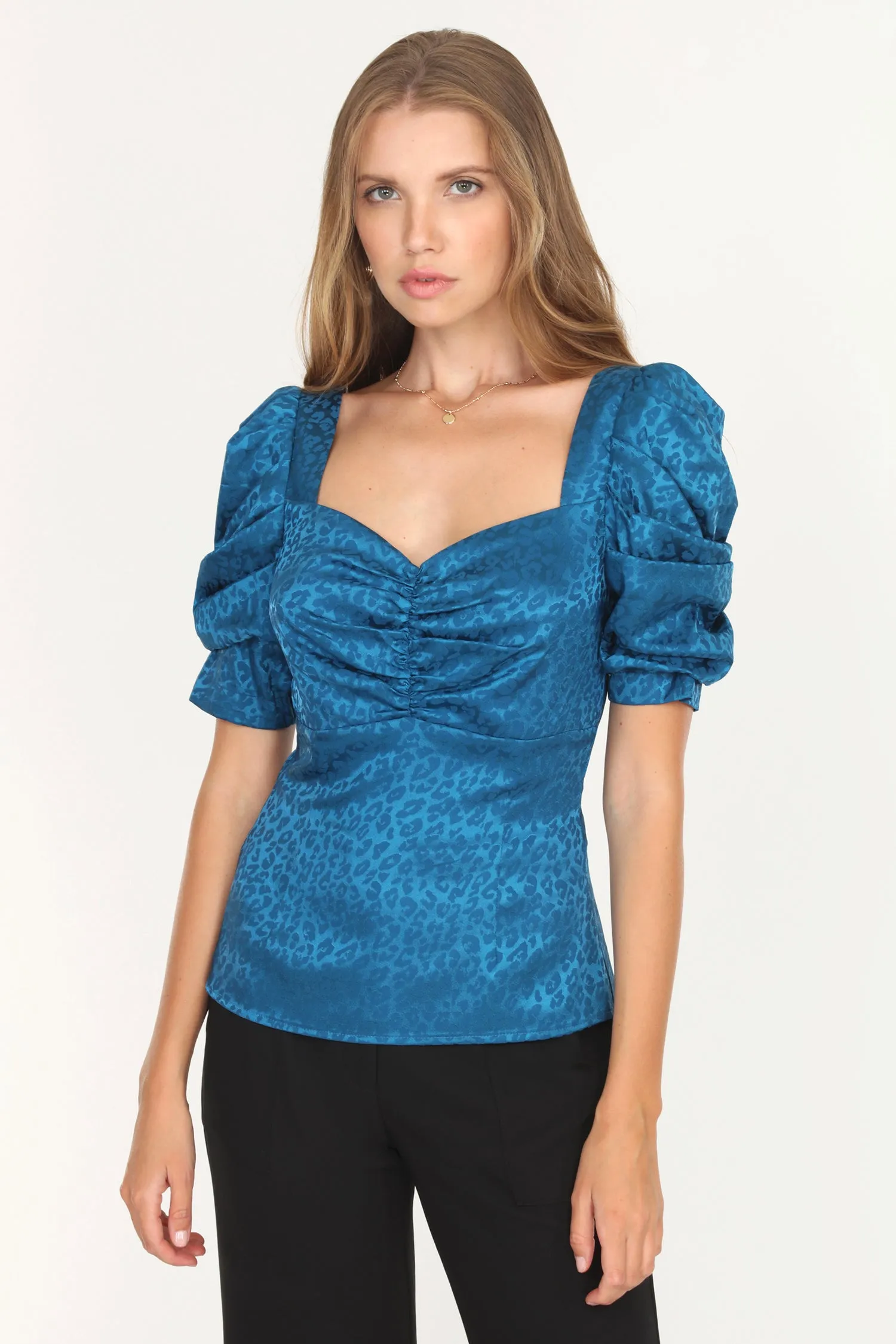 Olivia Puff Sleeve Top sold by Adelyn Rae product image thumbnail 2