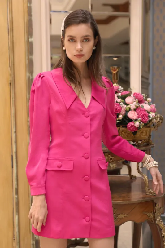 Collared Tailored Mini Dress - FINAL SALE sold by Adelyn Rae