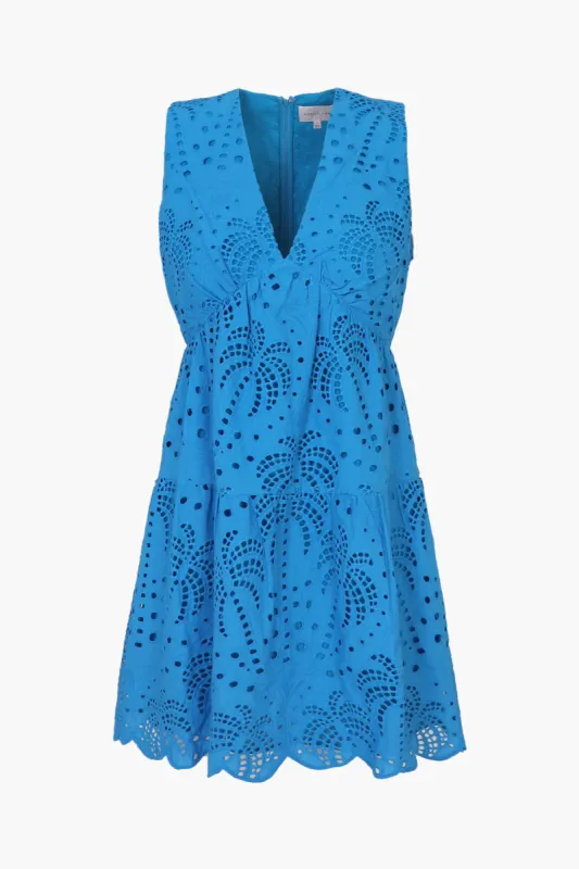 Erica Cotton Eyelet Mini Dress sold by Adelyn Rae