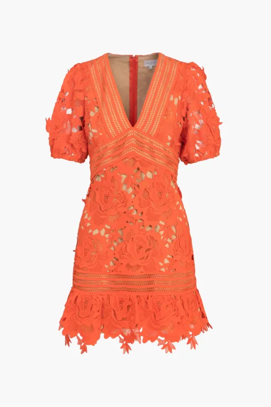 Adrian Crochet Lace Short Dress - FINAL SALE sold by Adelyn Rae