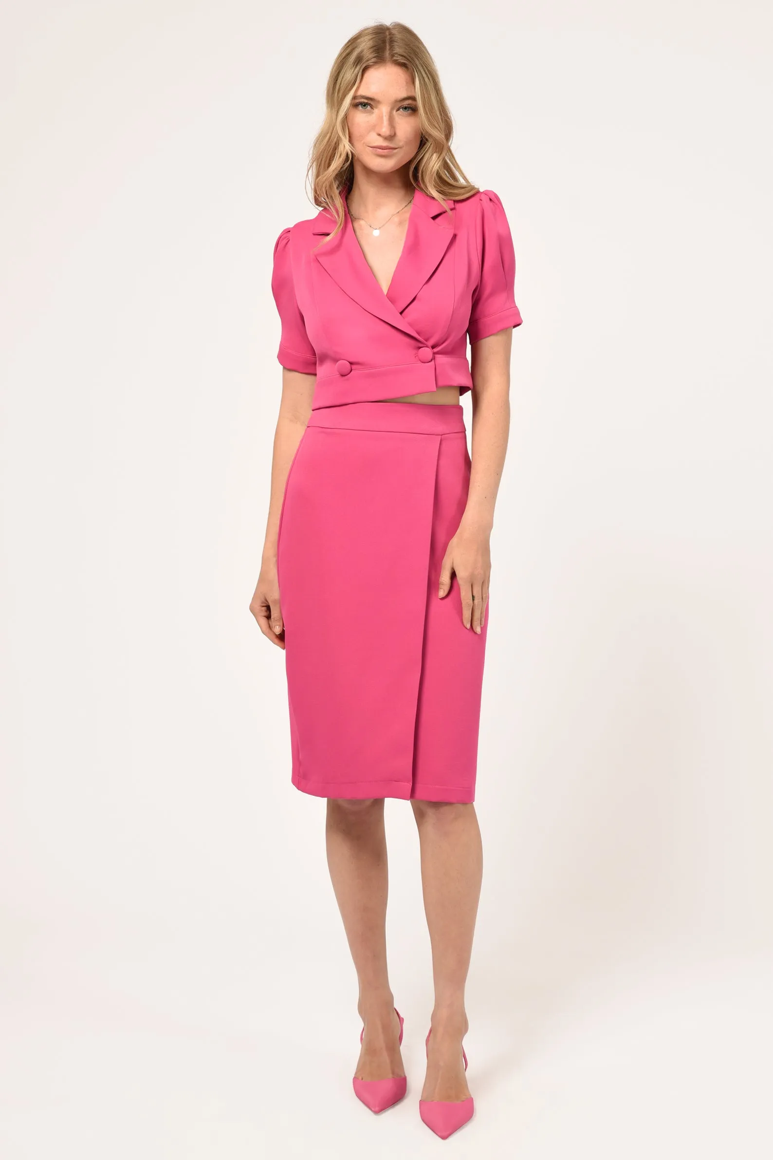 Karla High Waist Pencil Skirt sold by Adelyn Rae product image thumbnail 3