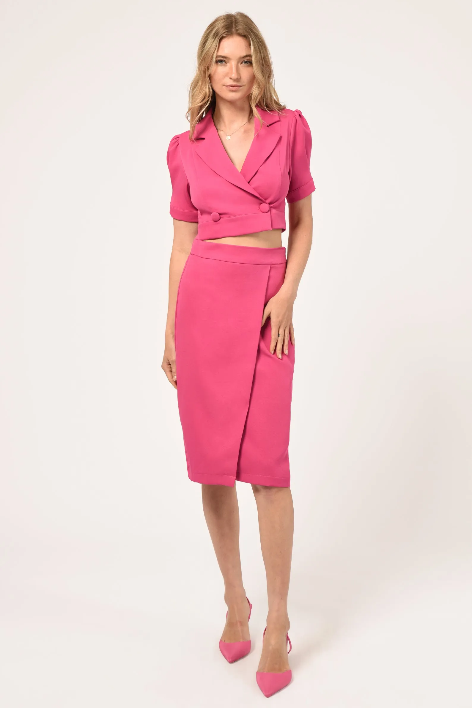 Karla High Waist Pencil Skirt sold by Adelyn Rae product image thumbnail 2