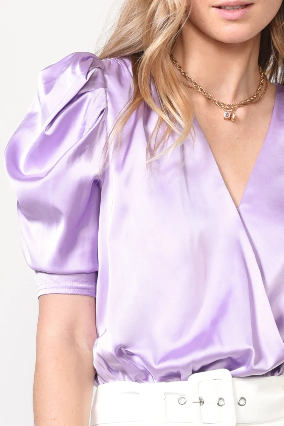 Lila Sateen Bodysuit sold by Adelyn Rae product image thumbnail 5