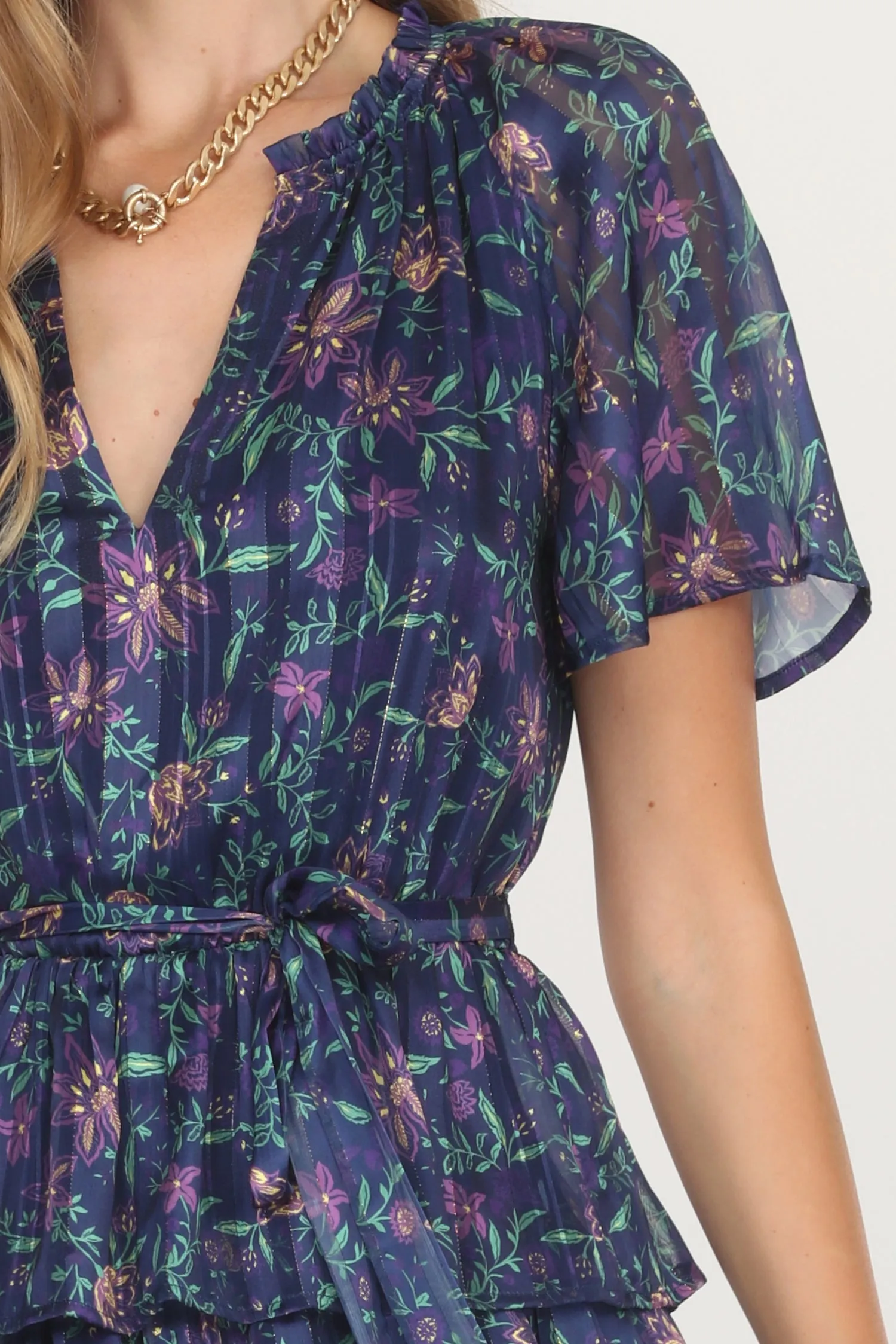 Sue Tiered Midi Dress sold by Adelyn Rae product image thumbnail 3
