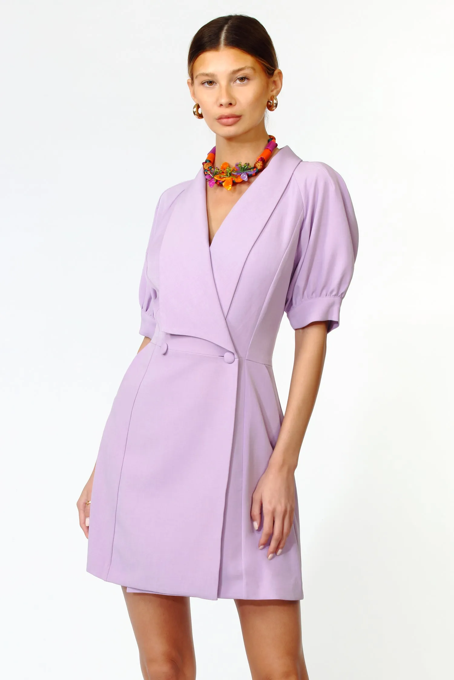 Francesca Puff Sleeve Blazer Dress sold by Adelyn Rae