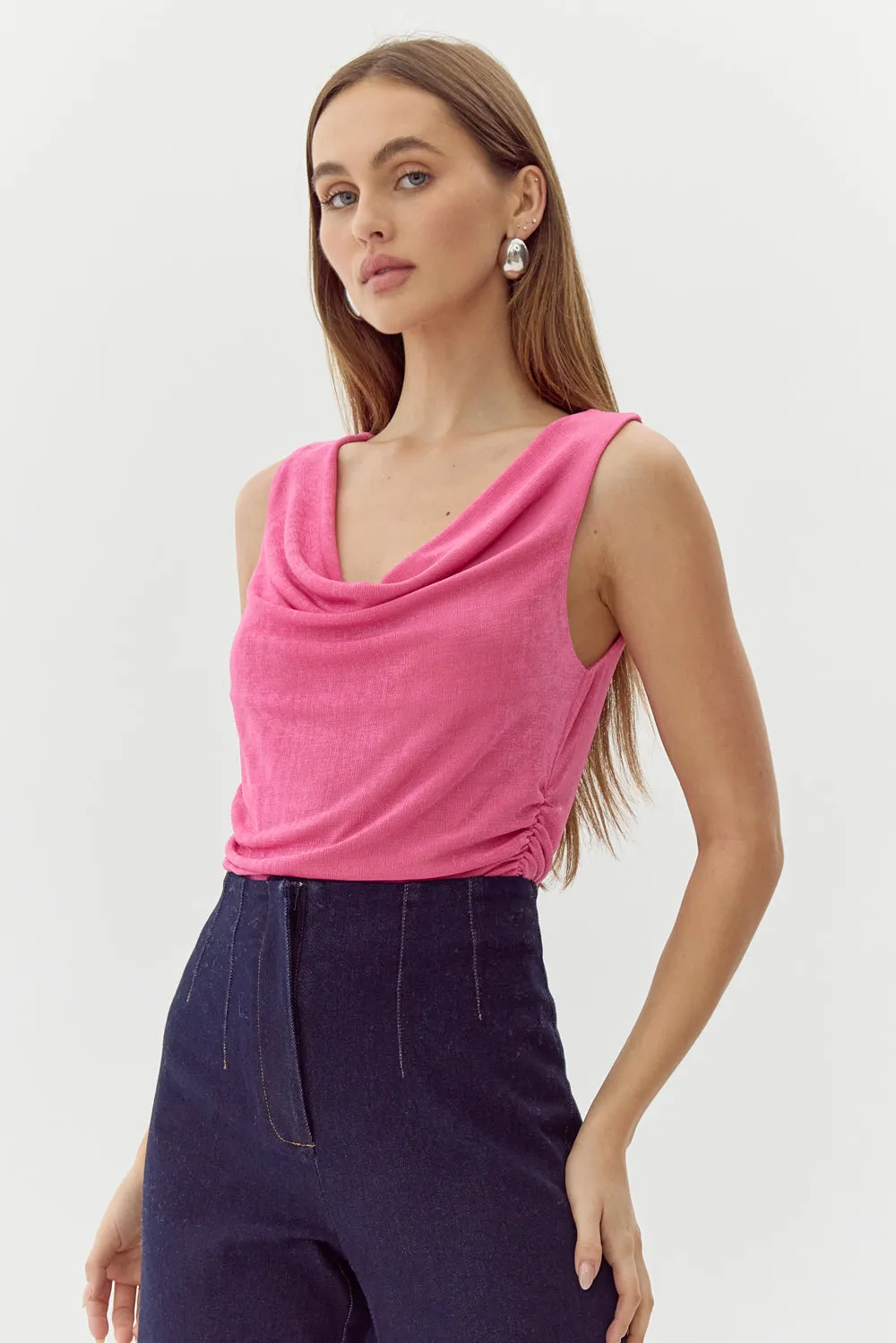 Misha Cowl Neck Knit Bodysuit sold by Adelyn Rae