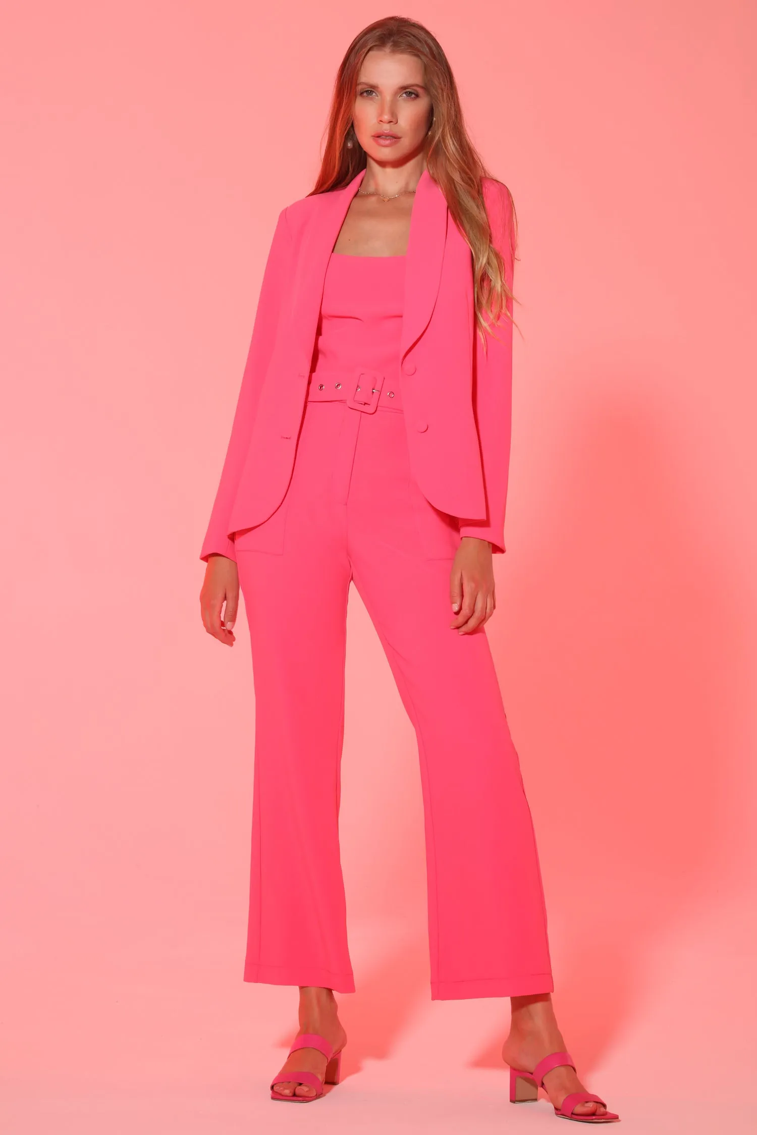 Toni High Rise Belted Trousers sold by Adelyn Rae product image thumbnail 2