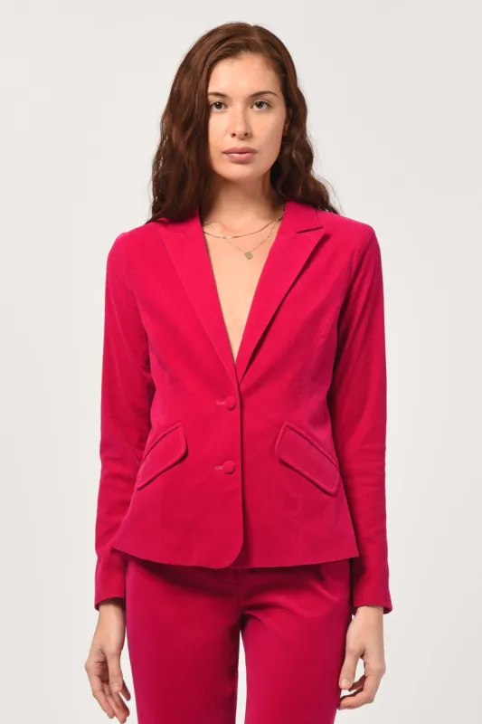 Bella Velvet Blazer made by Adelyn Rae