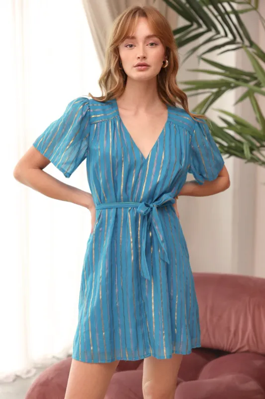Flutter Sleeve Swing Dress - FINAL SALE sold by Adelyn Rae