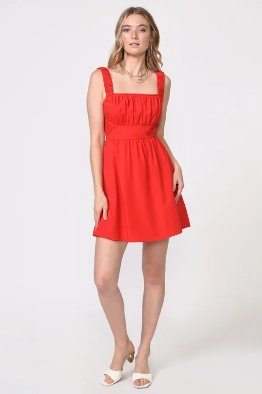 Kina Scrunchie Strap Crepe Dress - FINAL SALE sold by Adelyn Rae