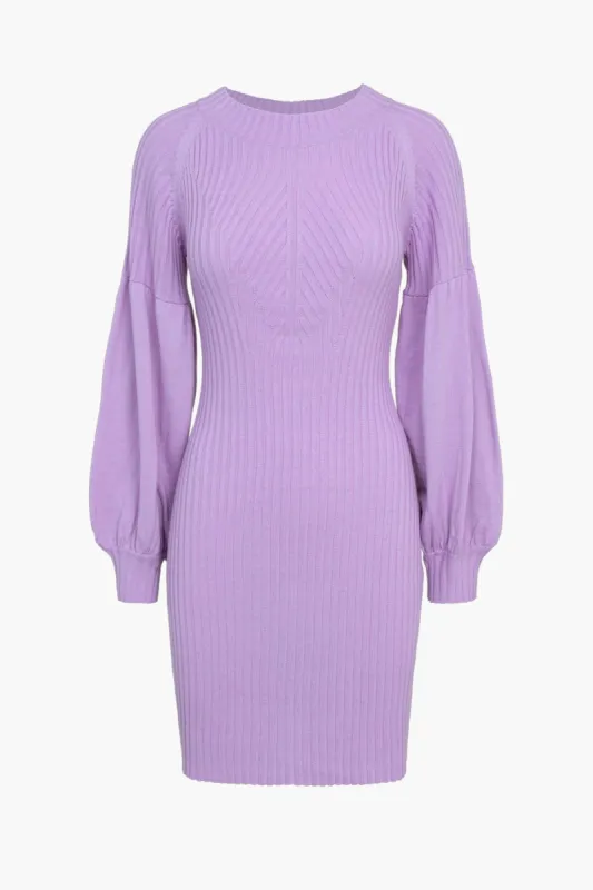 Maribel Knitted Puff Sleeve Dress - FINAL SALE sold by Adelyn Rae
