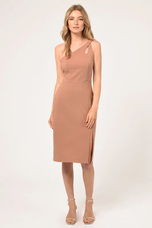 Selia Asymmetrical One Shoulder Dress sold by Adelyn Rae