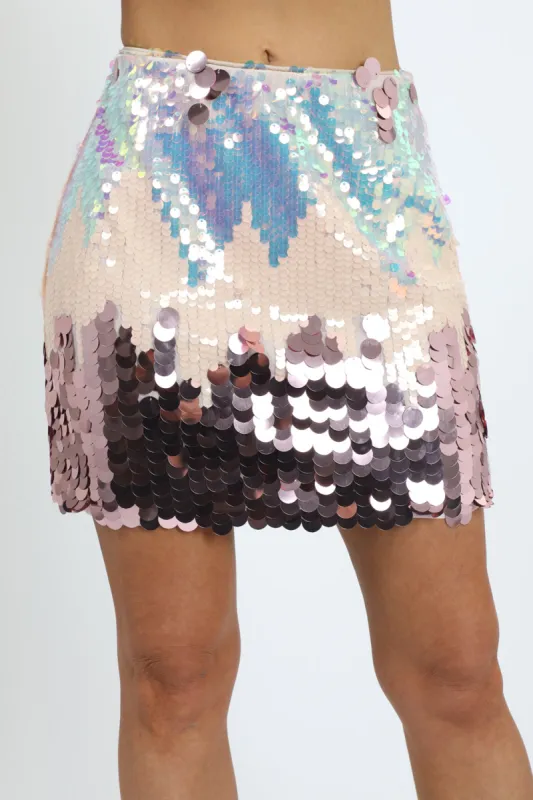 Bayley Paillette Mini Skirt - FINAL SALE sold by Adelyn Rae