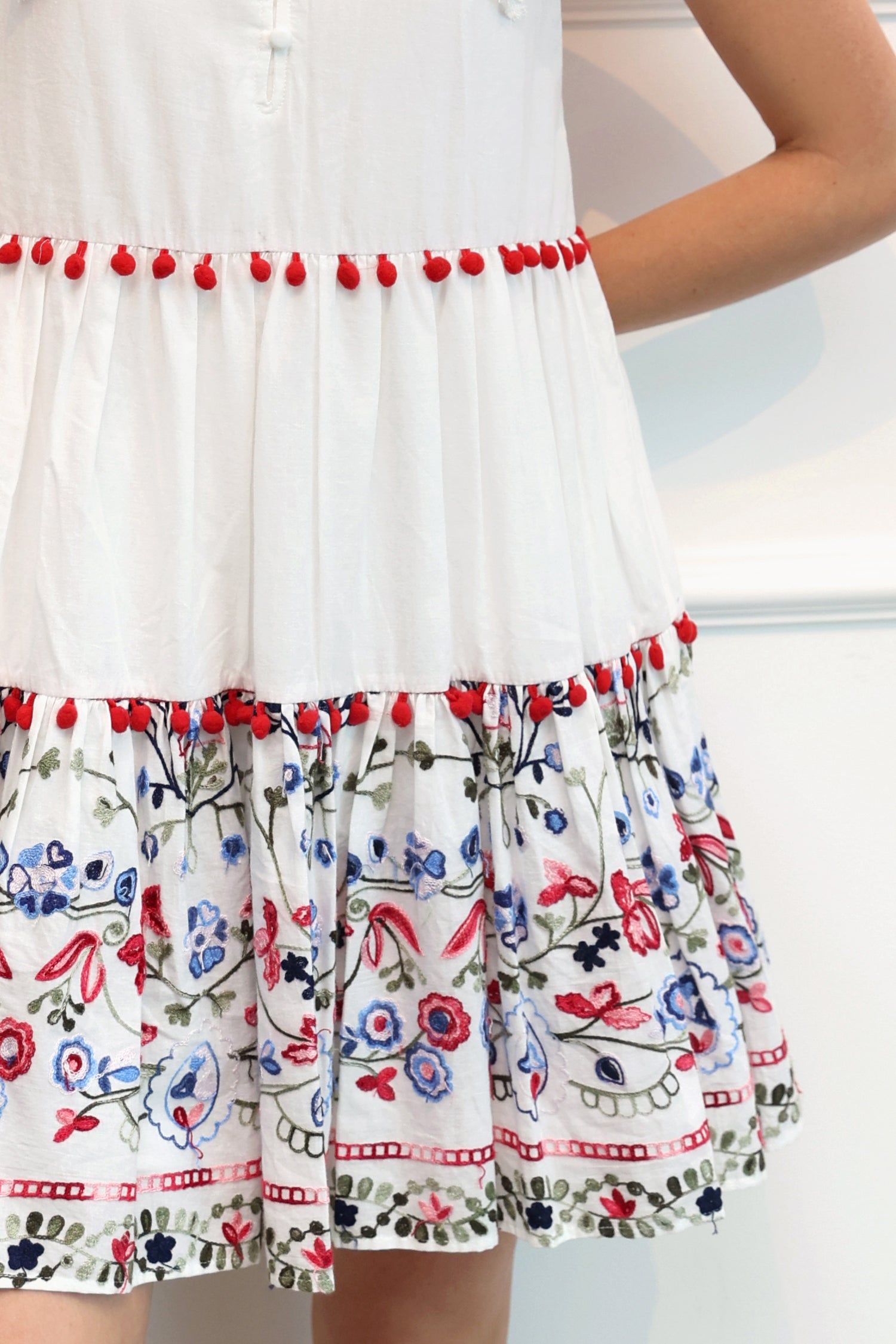 Rina Embroidered Cotton Dress sold by Adelyn Rae product image thumbnail 4