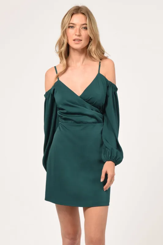 Mandy Off Shoulder Mini Dress - FINAL SALE sold by Adelyn Rae