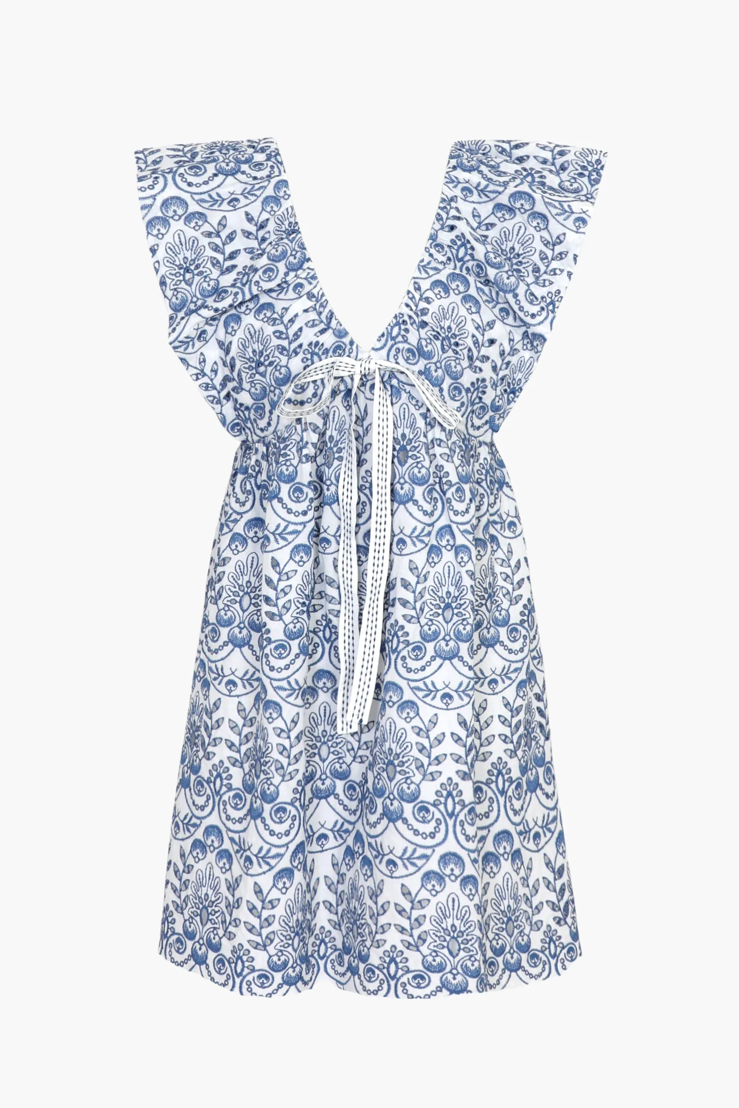 Skylar Embroidered Eyelet Mini Dress sold by Adelyn Rae