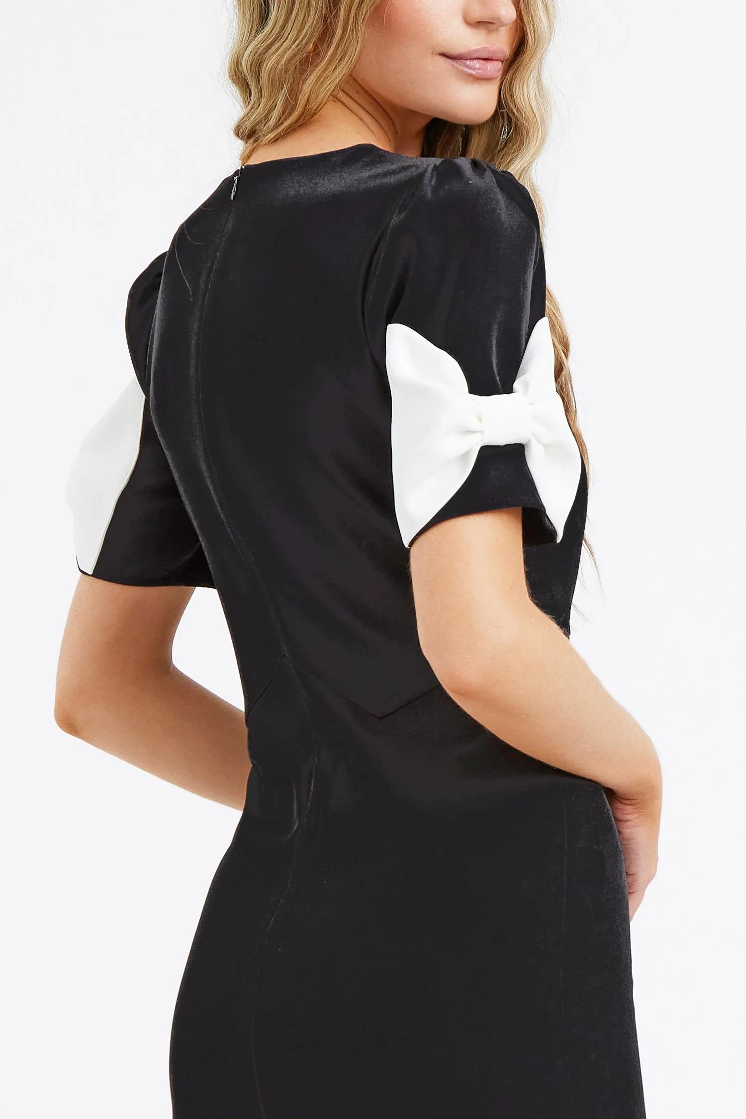 Beverly Bow Sleeve Mini Dress sold by Adelyn Rae product image thumbnail 5