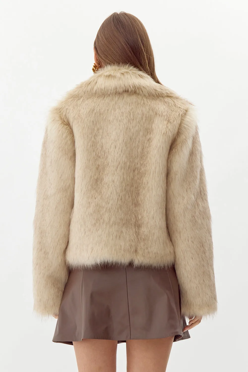 Aubrey Zip Up Faux Fur Coat - FINAL SALE sold by Adelyn Rae product image thumbnail 2