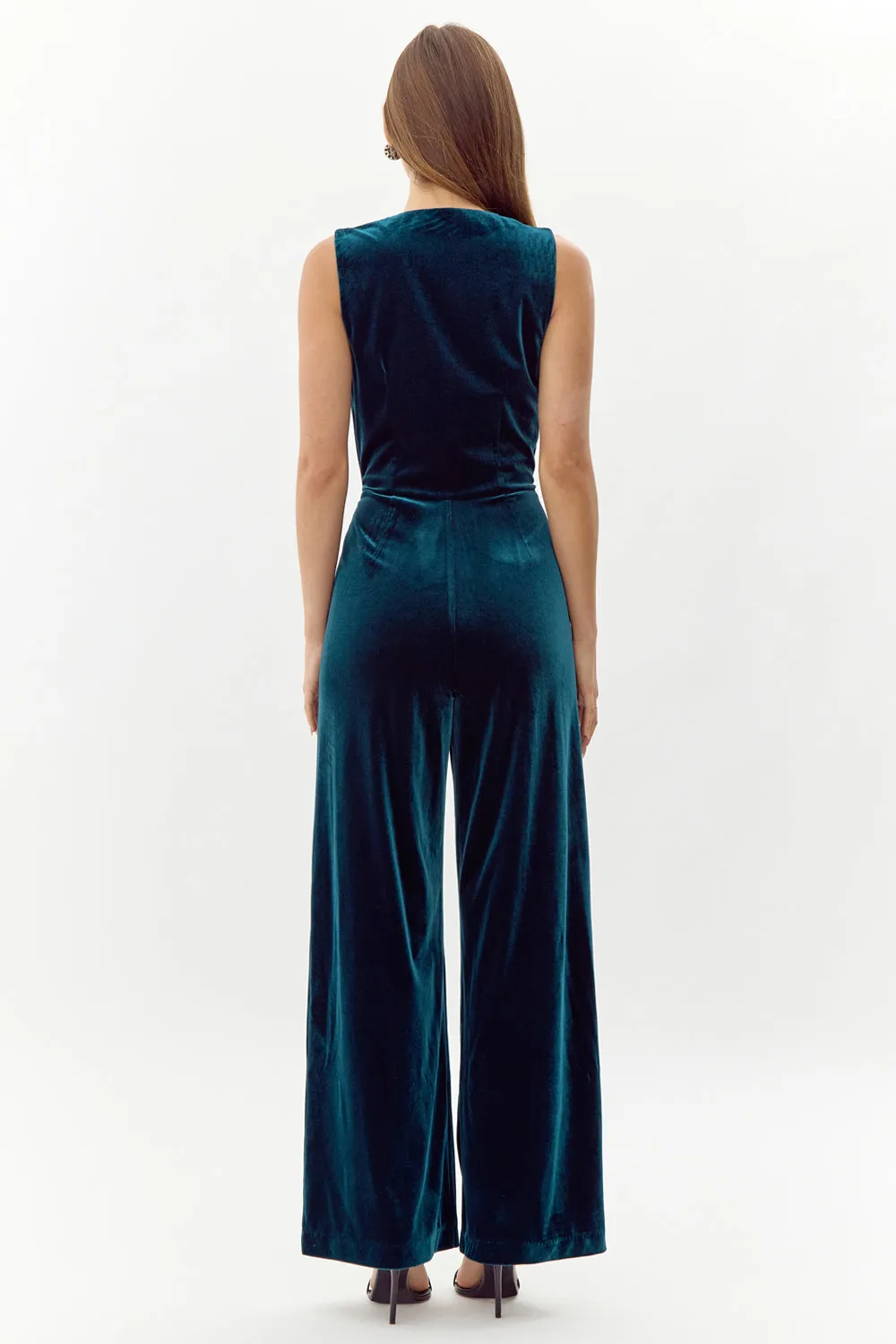 Marina Velvet Jumpsuit - FINAL SALE sold by Adelyn Rae product image thumbnail 2